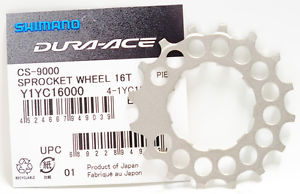 ใบสเตอร์หลัง DURA-ACE, CS-9000, ขนาด 16T,Y1Yc16000