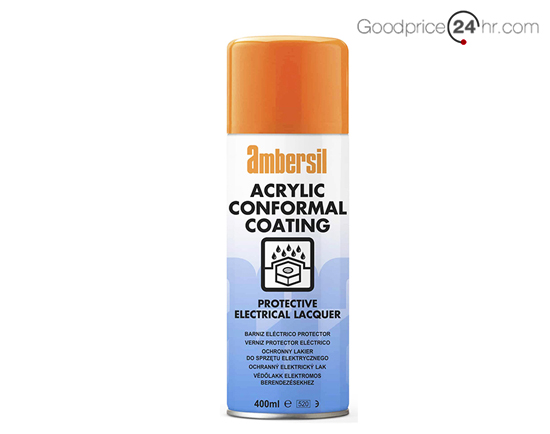 c-155. AMBERSIL ACRYLIC CONFORMAL COATING อะคริลิคเคลือบใส เพื่อความเป็นฉนวนไฟฟ้า 400g.