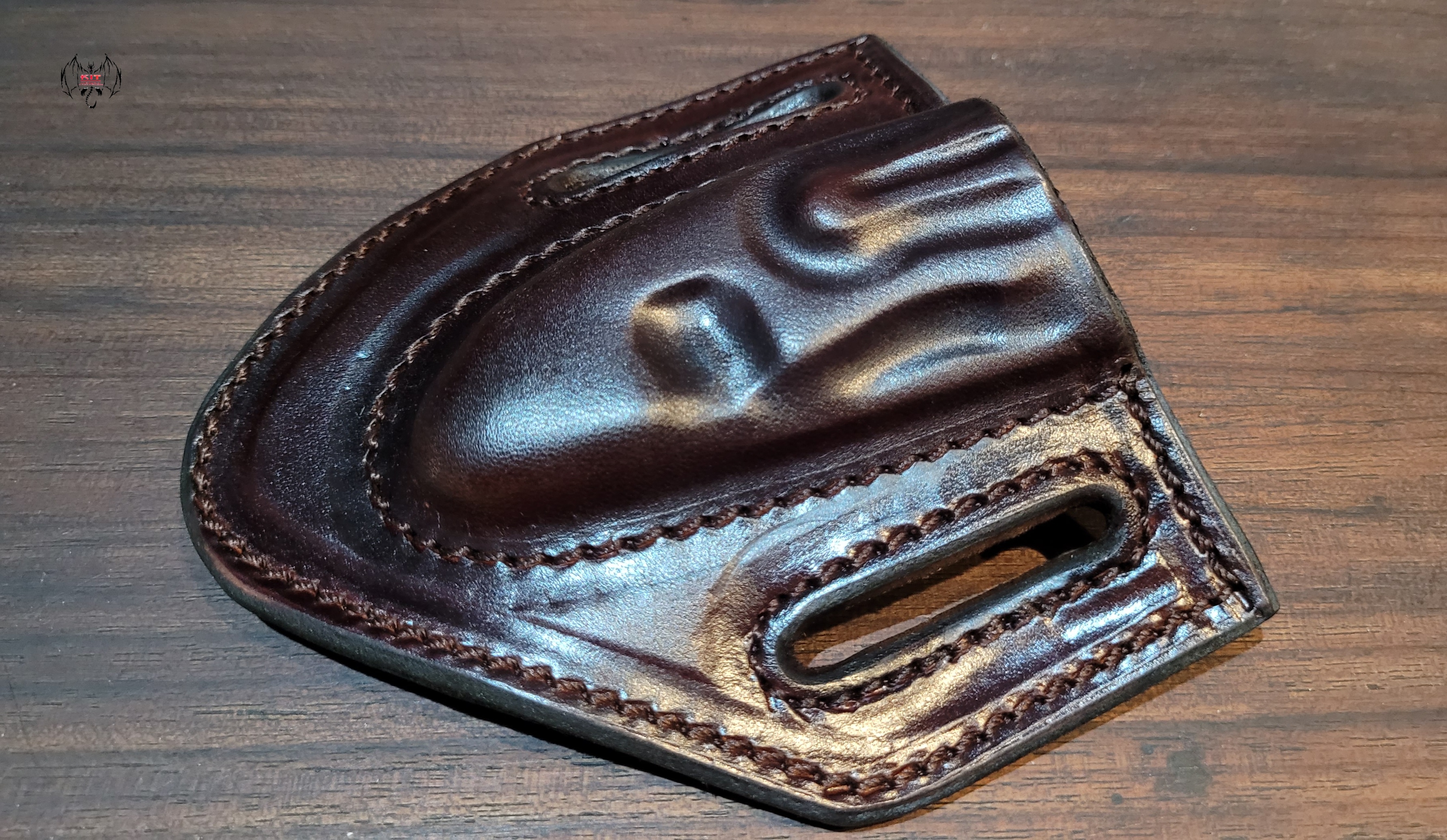 Hinderer Knives XM-18 3.5″ Tip Down Folder Sheath- Brown
