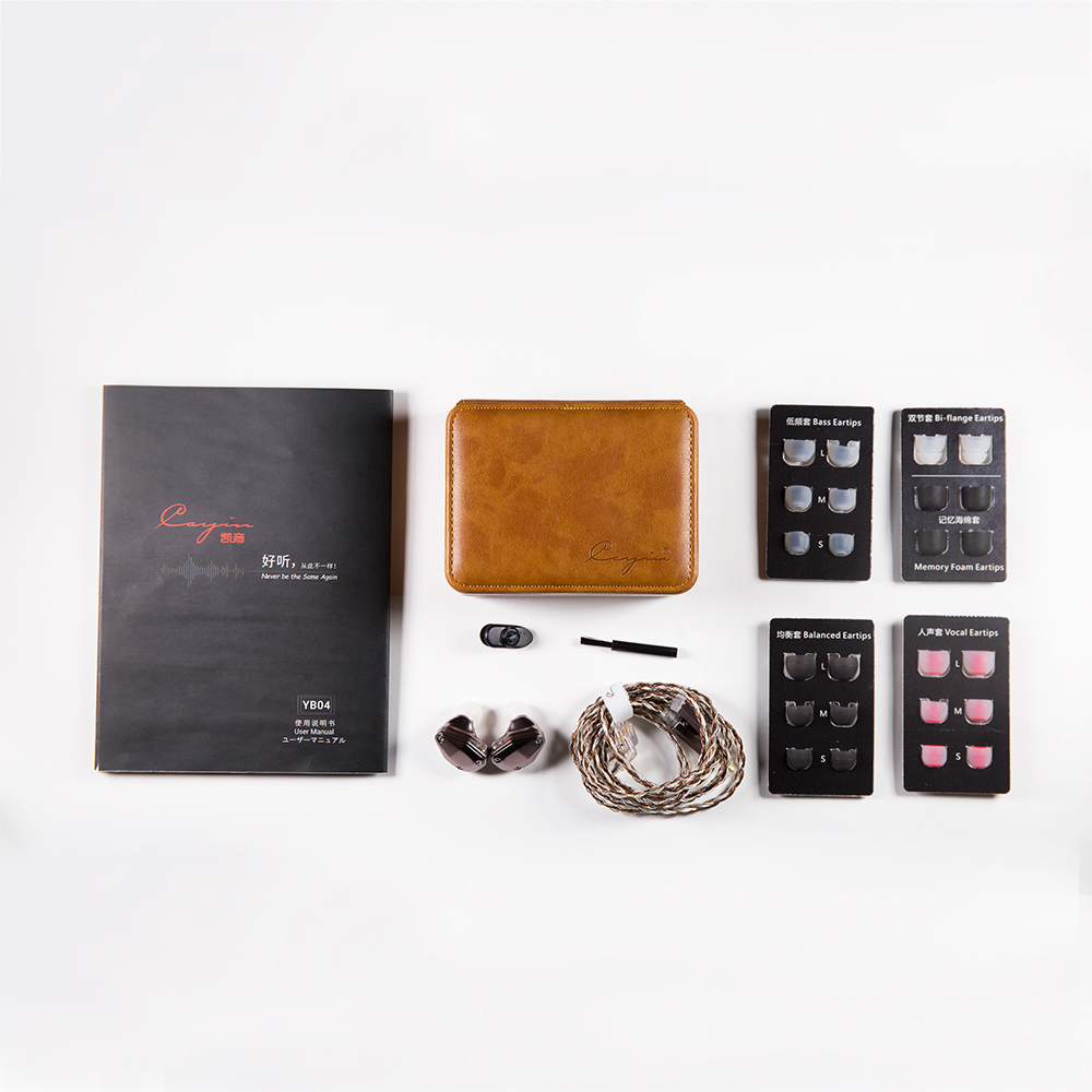 ขาย Cayin YB04 หูฟัง 4 ไดร์เวอร์ (4BA) วงจร crossover ตัวแรกของค่าย Cayin รองรับ Hi-Res