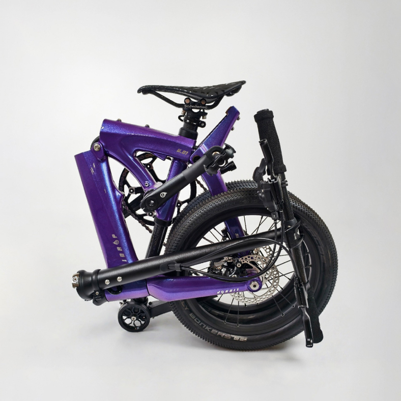 จักรยานพับ Lidrop Hapy Pet Retro Max 2025 | คาร์บอนไฟเบอร์ 5 สปีด ล้อ 16 นิ้ว น้ำหนักเบาเพียง 7.6 กก.