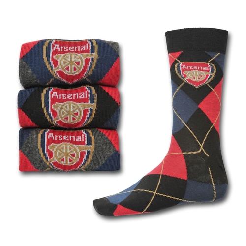 ถุงเท้า อาร์เซนอล ของแท้ 100% Arsenal FC Argyle 3pk Socks 1 แพ็ค มี 3 ชิ้น สำหรับสวมใส่ เป็นของฝาก ของขวัญ แด่คนพิเศษ