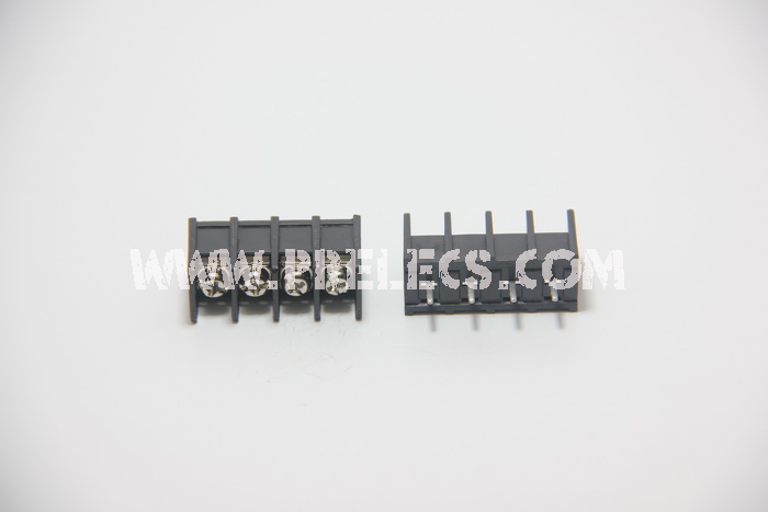 Terminal ดำ 4P 15Amp (ลงปริ้น)