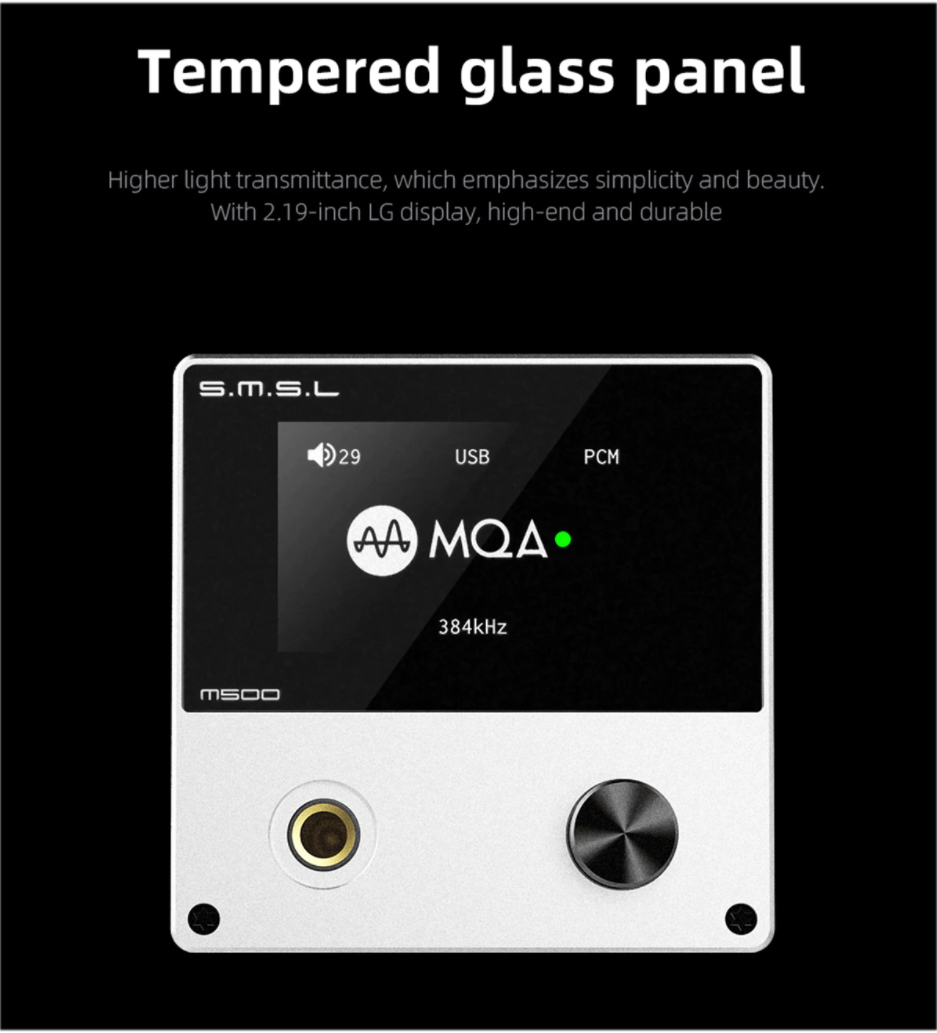 ขาย SMSL M500 DAC& ตั้งโต๊ะ ระดับ Hi-Res รองรับ MQA ประกันศูนย์ไทย