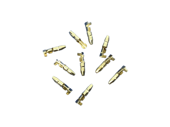 หางปลากลม 4mm. ทองเหลือง(ตัวผู้) ราคา/ห่อ=10ตัว