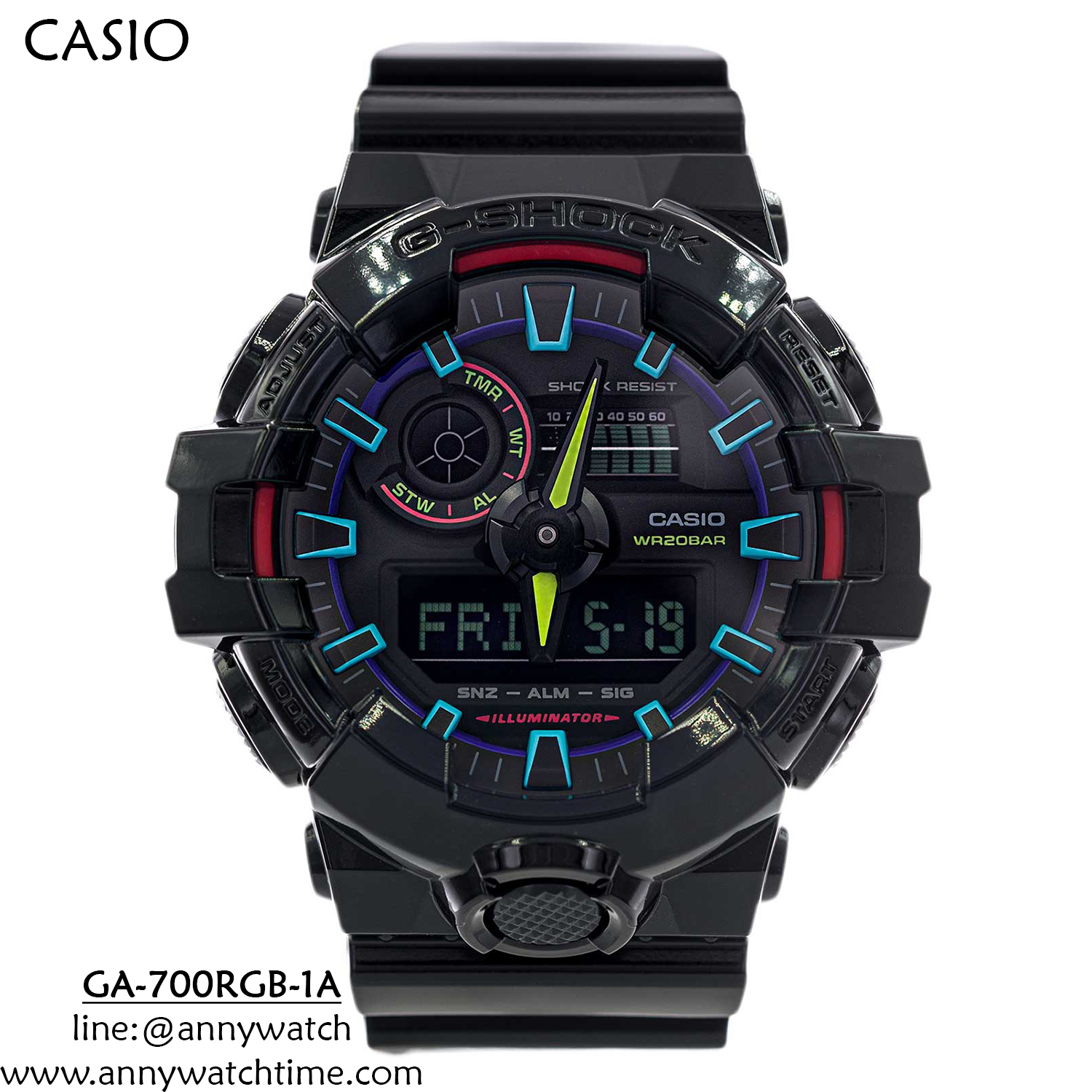 G-SHOCK GA-700RGB-1A