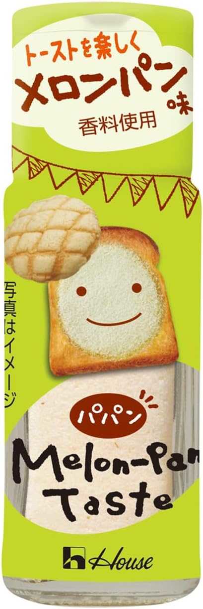 House Melon-Pan Powder ผงโรยขนมปังรสเมล่อนปัง ญี่ปุ่นแท้ รูปแบบขวด 28 กรัม