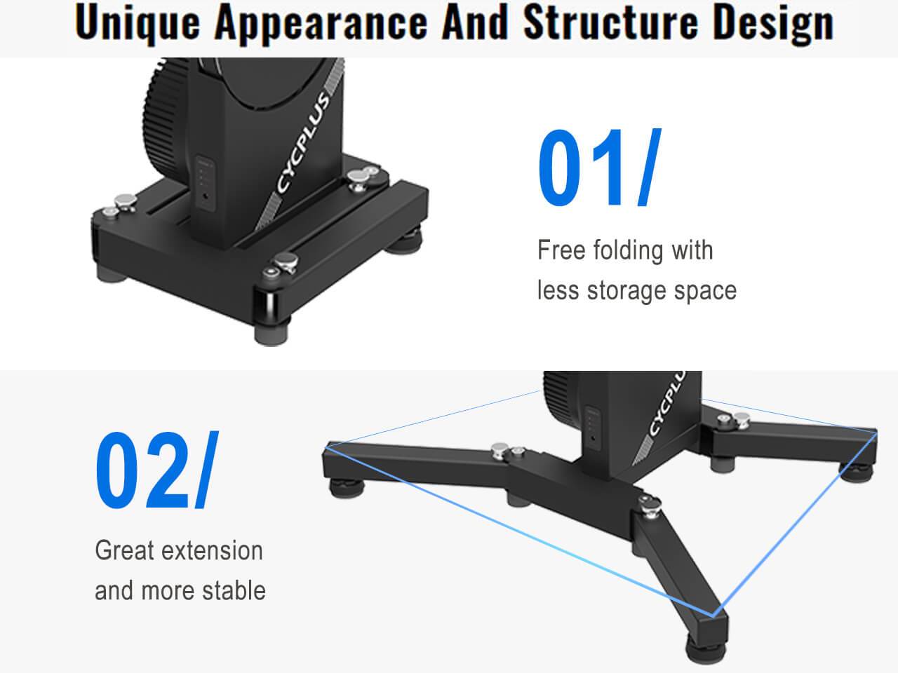 เทรนเนอร์ CYCPLUS T1 SMART TRAINER, Ant+ direct drive รองรับ Strava, Zwift