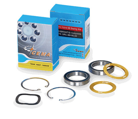 กะโหลกอัด CEMA CERAMIC bearing BB30,SRC-BB-BC30,Rotor+3D/ SRAM/FSA