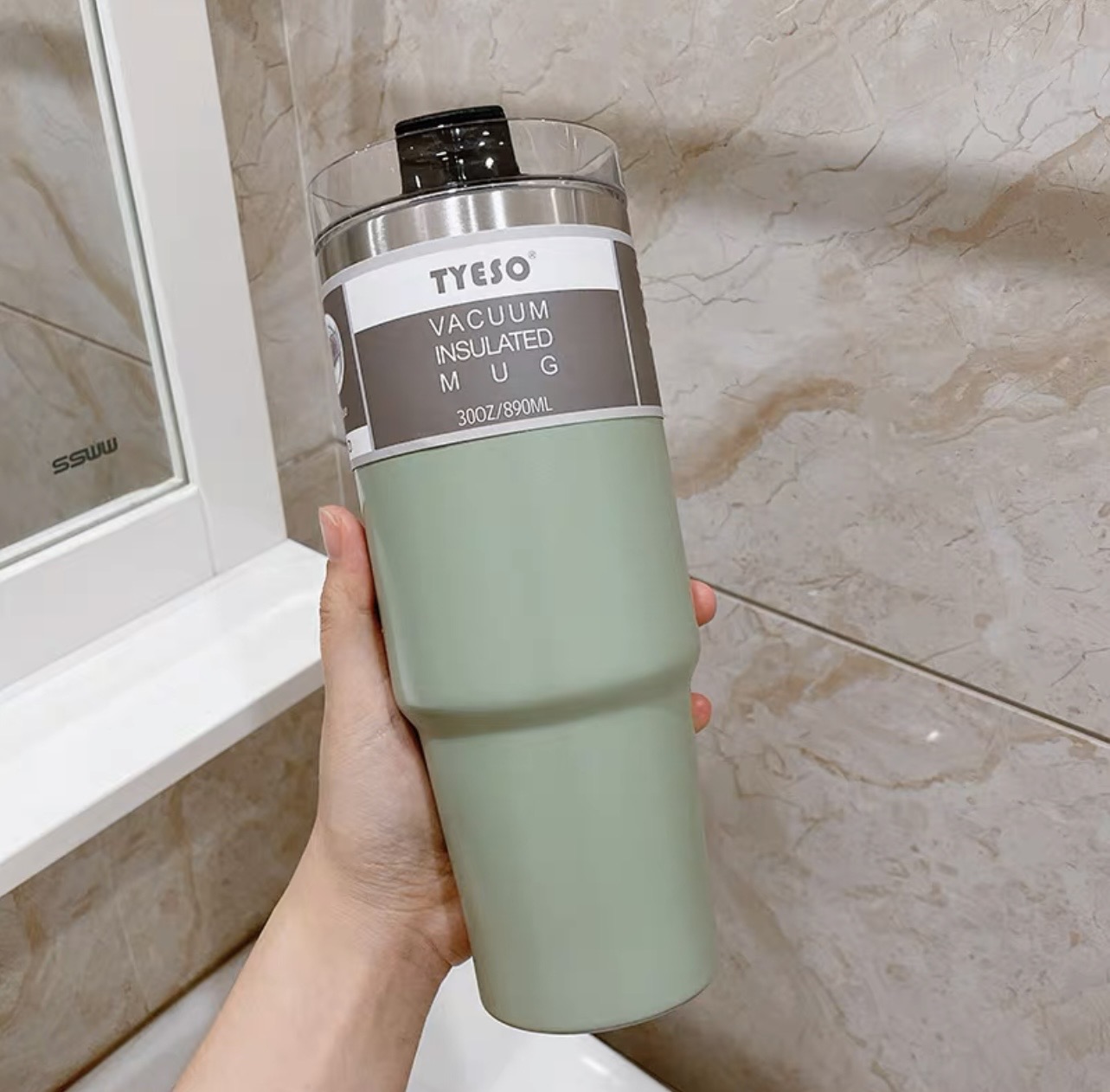 แก้วสแตนเลส ทรงสูง 30 ออนซ์ /890 ml.