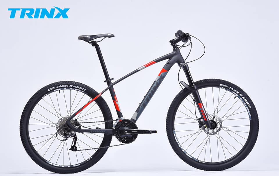 จักรยานเสือภูเขา TRINX X7E ,ล้อ 27.5 นิ้ว HDC Alloy Frame, เกียร์ 20 สปีด Deore, TRINX MY2020