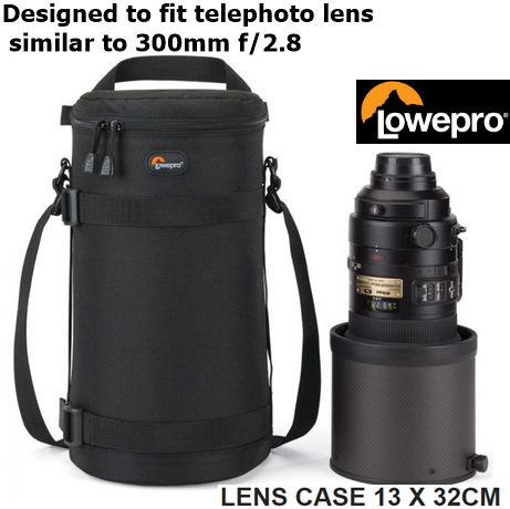 กระเป๋าใส่เลนส์ LOWEPRO LENS CASE 13 X 32 CM (BLACK) ของแท้ ราคาถูก ราคาส่ง กันน้ำ ประกันศุนย์ 3ปี (ส่งฟรี) กันกระแทรก