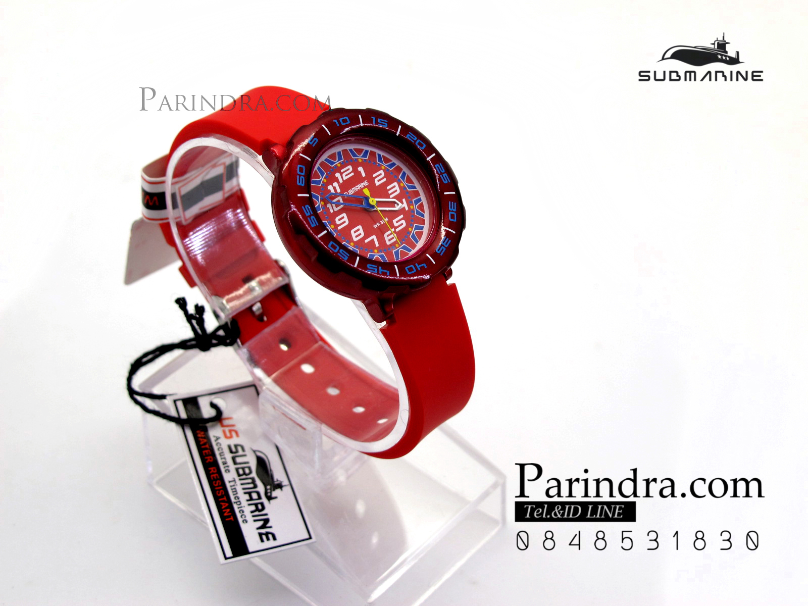 นาฬิกา US submarine Standard TP2125L สีแดง