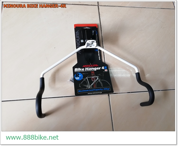 MINOURA แร๊กแขวนรถติดผนัง รุ่น BIKE HANGER 4R ,สีขาว,แดง