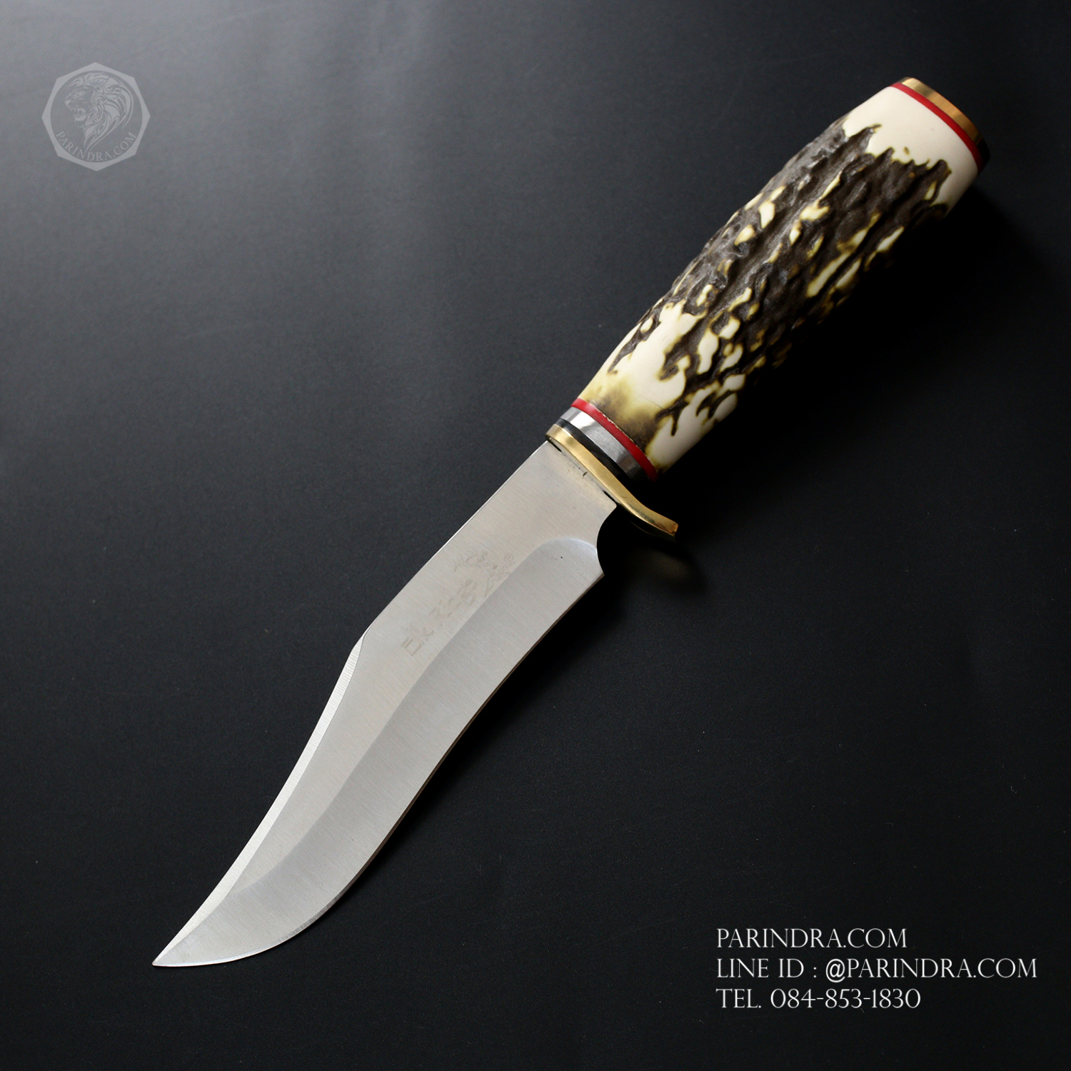 มีดใบตาย ELK ด้ามลายเขา แบบ 1 ขนาด 9 นิ้ว