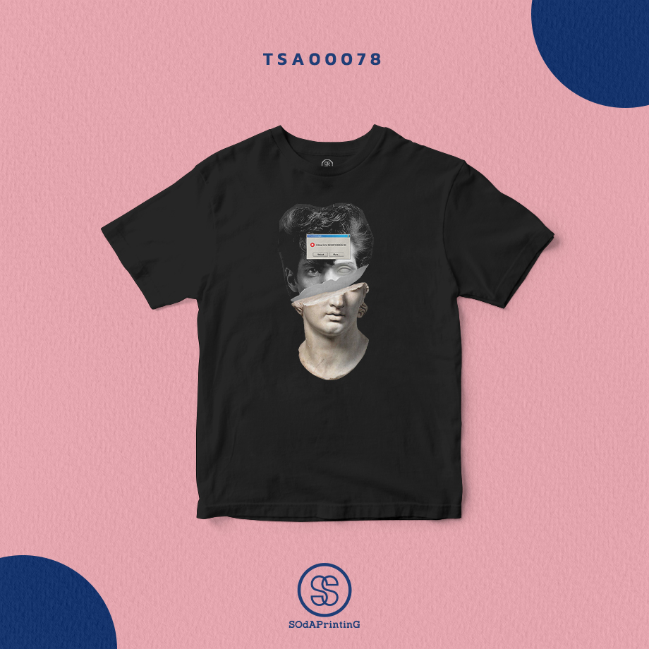เสื้อยืดพิมพ์ลาย Error สีดำ TSA00078 #SOdAtee #SOdAPrintinG #เสื้อ #เสื้อยืด