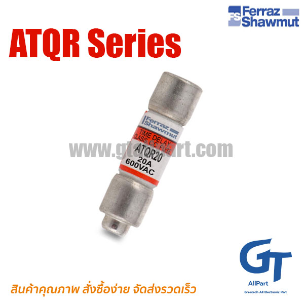 (Pre Order สั่งขั้นต่ำ 3 ชิ้น) Mersen Ferraz , ATQR Series 0.1A - 30A 600V , 10 x 38mm