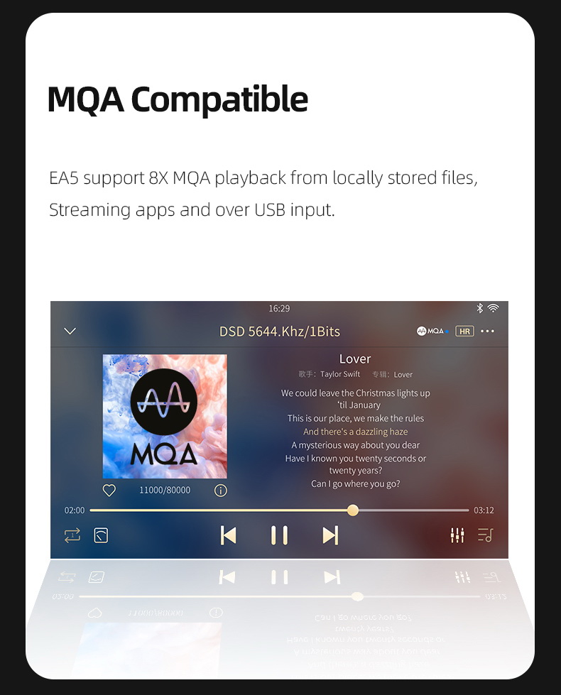 ขาย Shanling EA5 DAP+DAC+AMP ครบจบในตัว รองรับ MQA, Dual Hi-Res