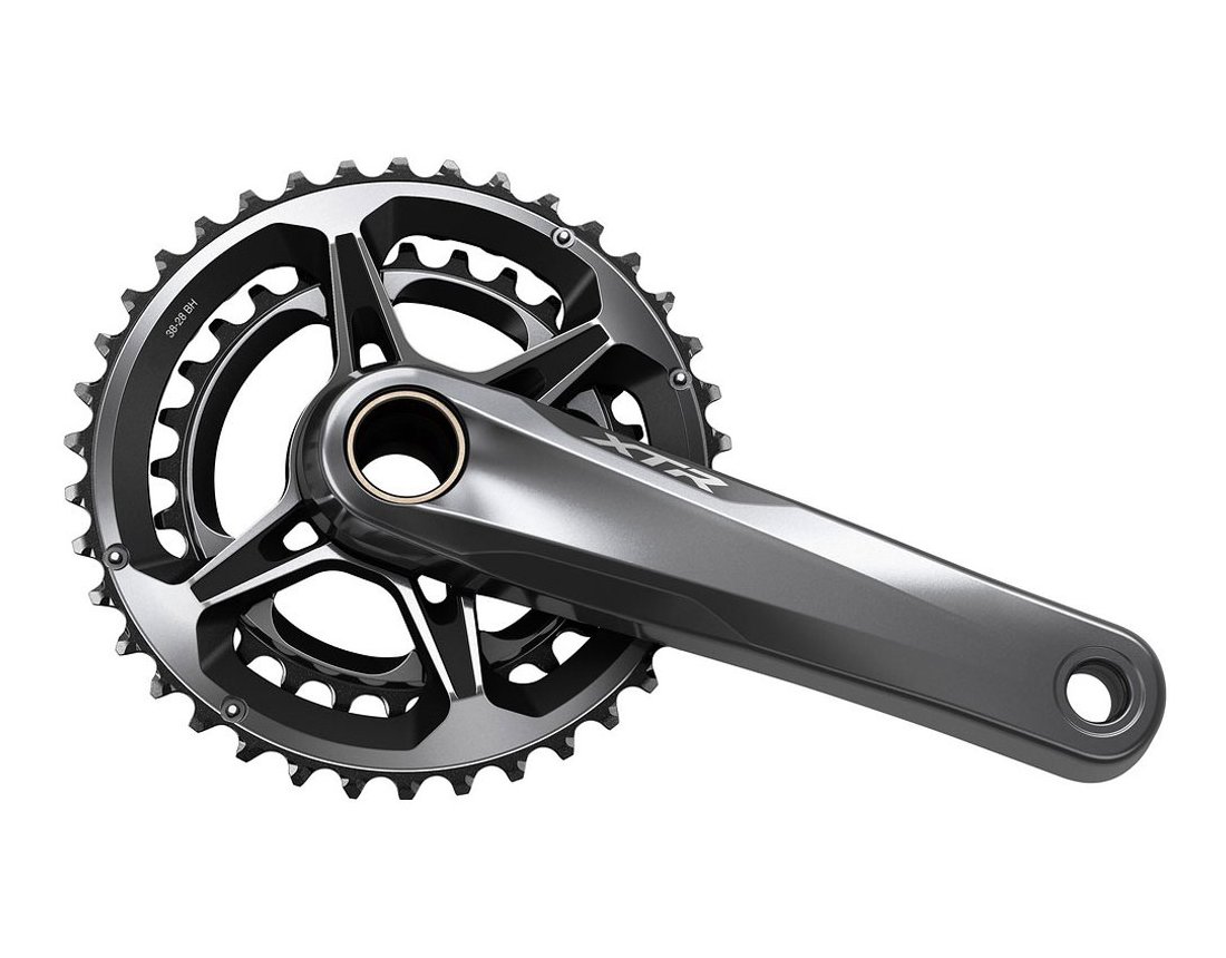 SHIMANO จาน XTR, HOLLOWTECH-II, 12 SPEED, 28/38 TEETH,FC-M9100-2, 2 ชั้น, 12-SPD, 38X28T, 175MM, มีกล่อง