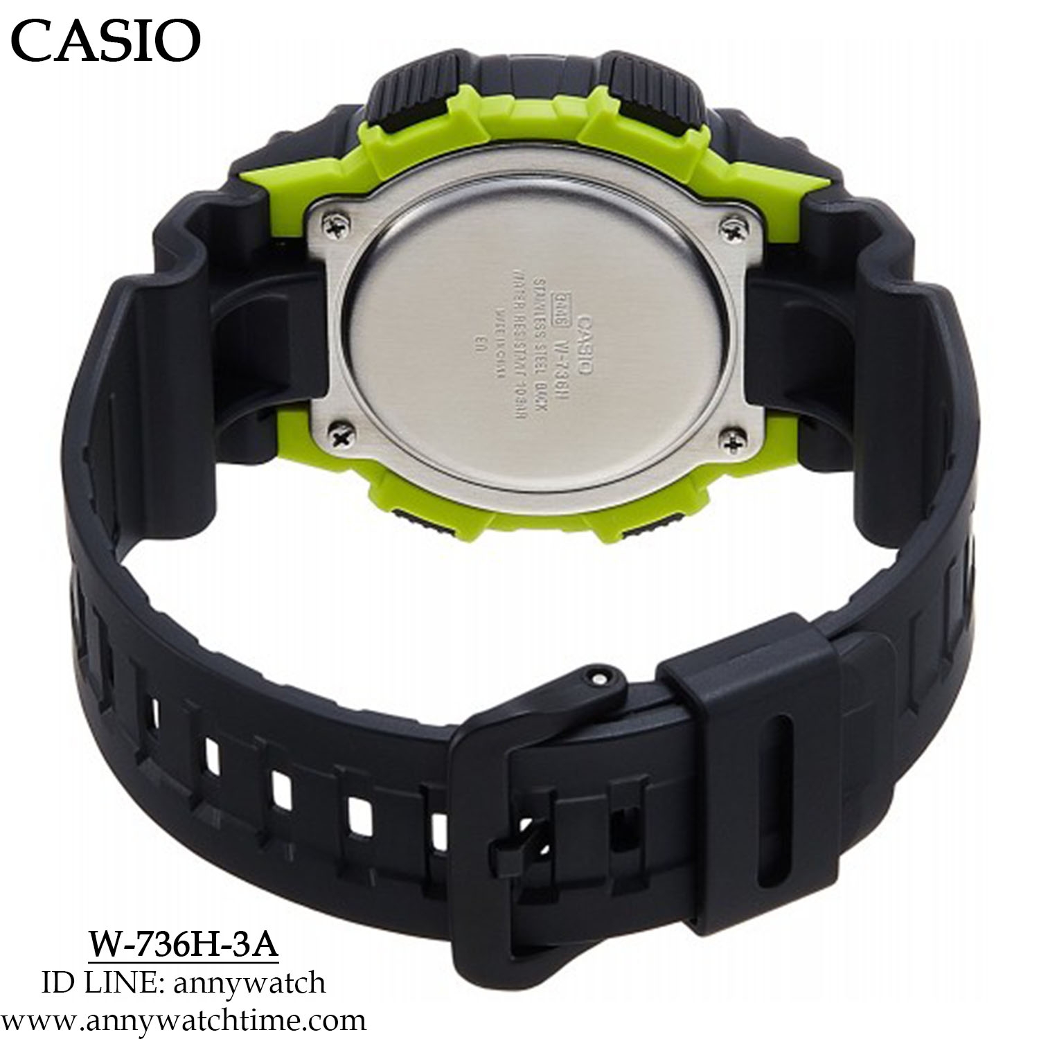 CASIO W-736H-3A