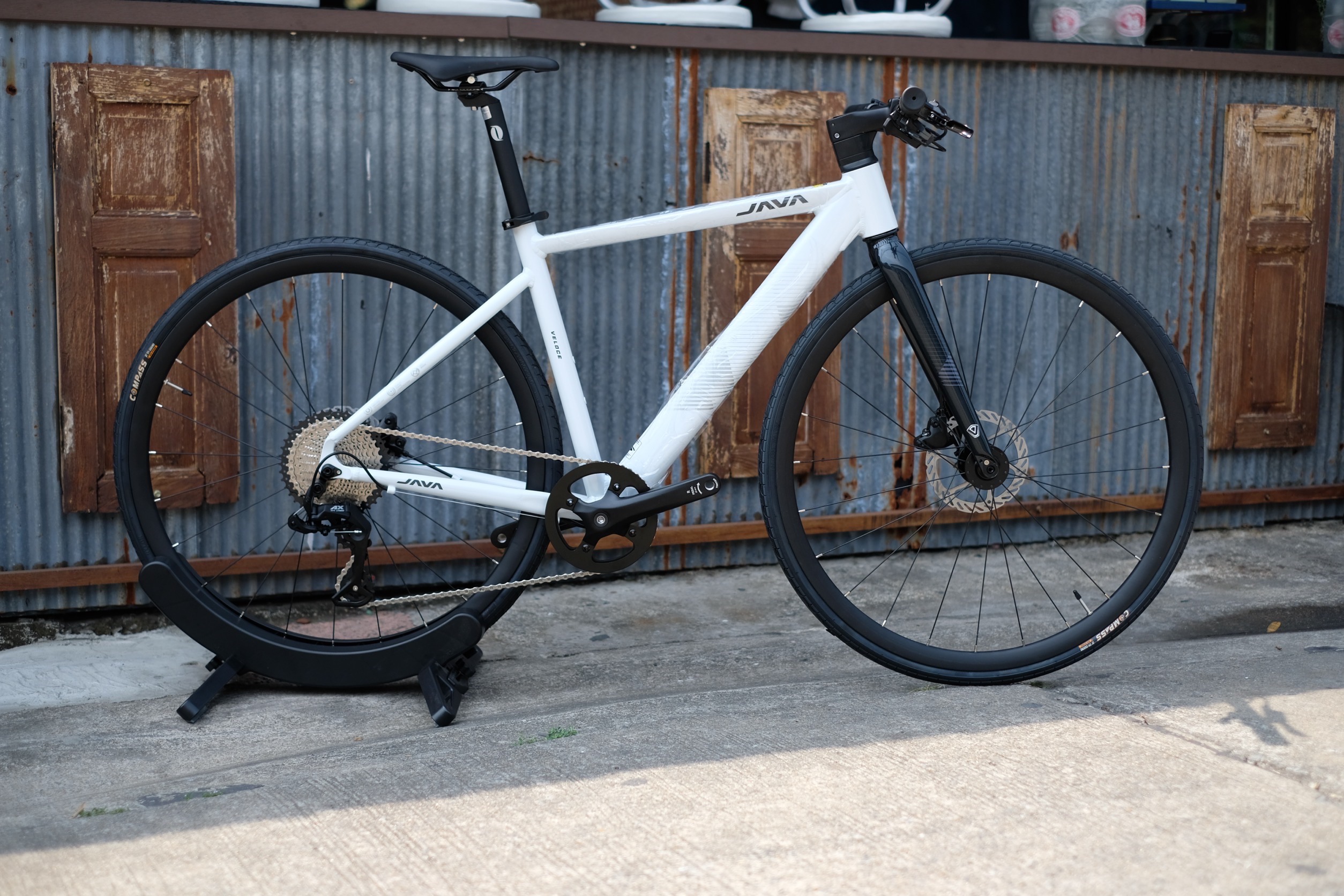 จักรยานไฮบริด JAVA VELOCE DISC เกียร์ L-TWOO RX 12sp สปีด ล้อ 700c เฟรมอลู ตะเกียบอลู ปี 2025