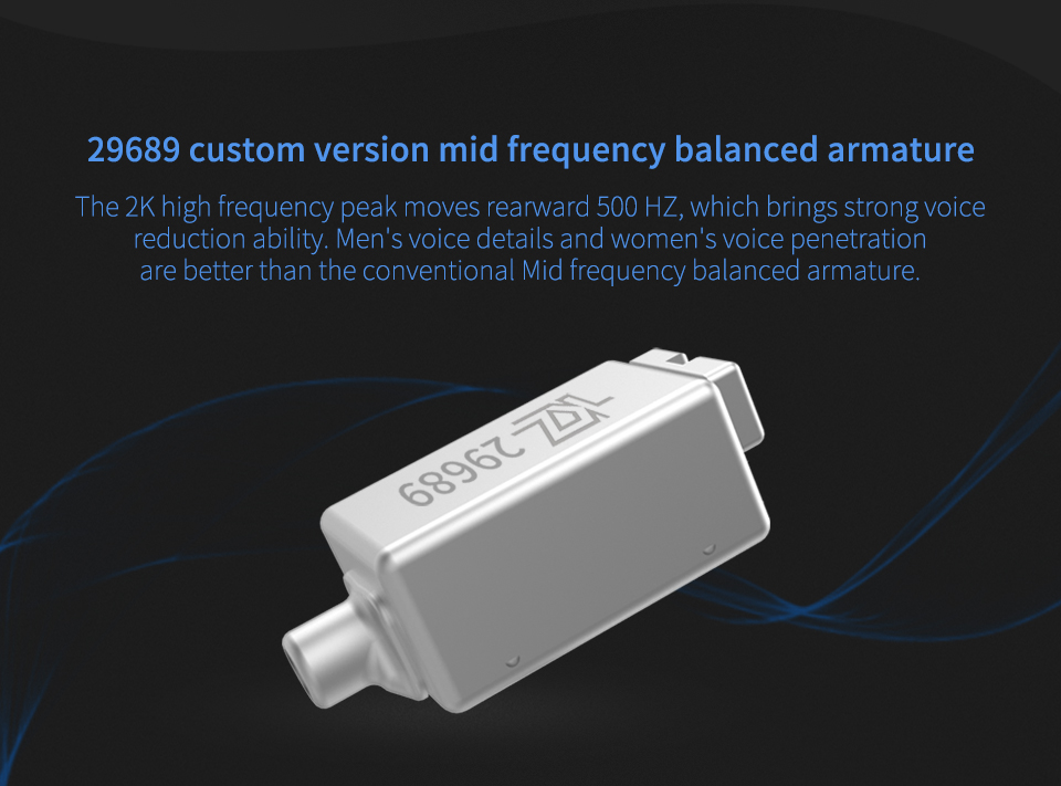 ขาย KZ AS16 สุดยอดหูฟัง Pure Balanced 8 ไดร์เวอร์ (8BA) ถอดสายได้