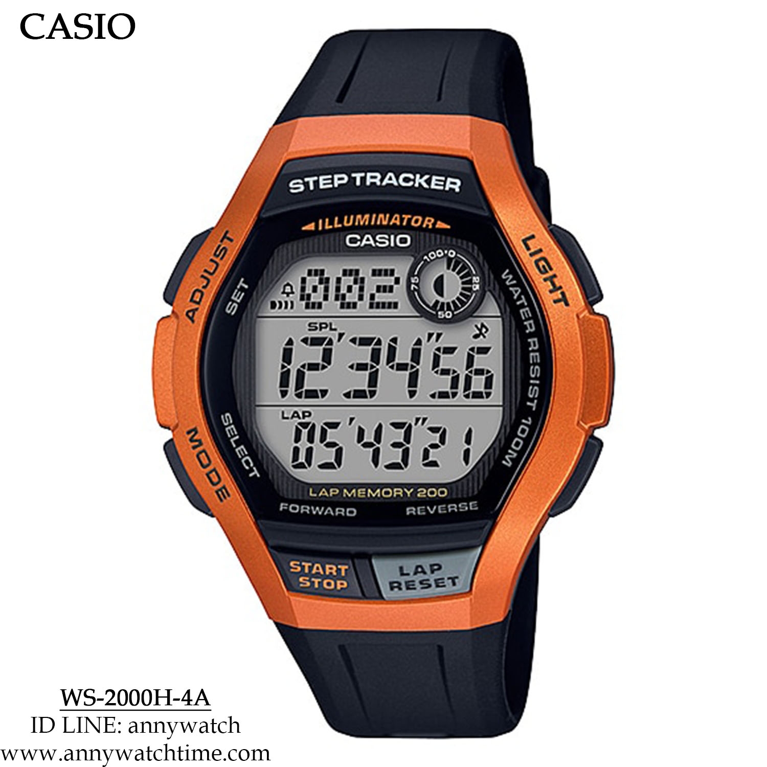 CASIO WS-2000H-4A