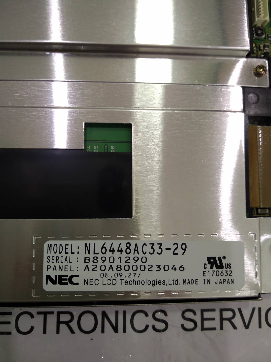 NL6448AC33-29 LCD PANEL “ NEC ”