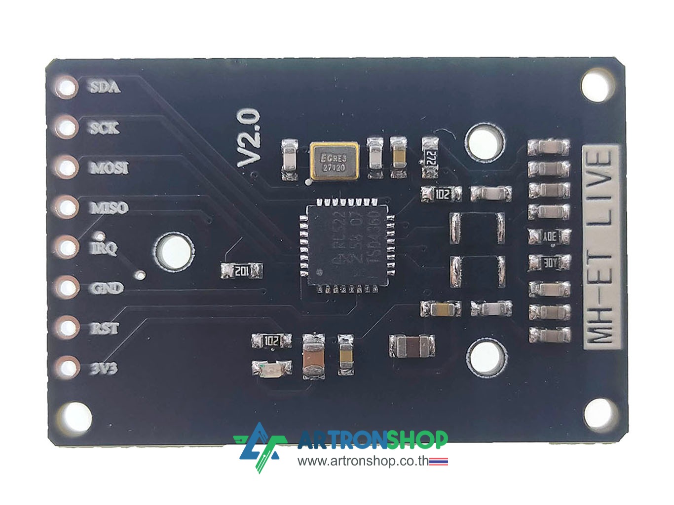 โมดูล RFID โมดูลอ่านบัตร RFID 13.56MHz ขนาดเล็ก RC522 MH-ET