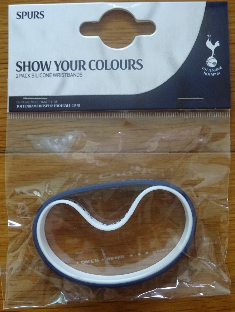 สายรัดข้อมือซิลิโคนฟุตบอล สโมสรท็อตแน่ม ฮ็อทสเปอร์ - SPURS ใหม่ / TOTTENHAM HOTSPUR Football Club Silicone Wristband - SPURS NEW