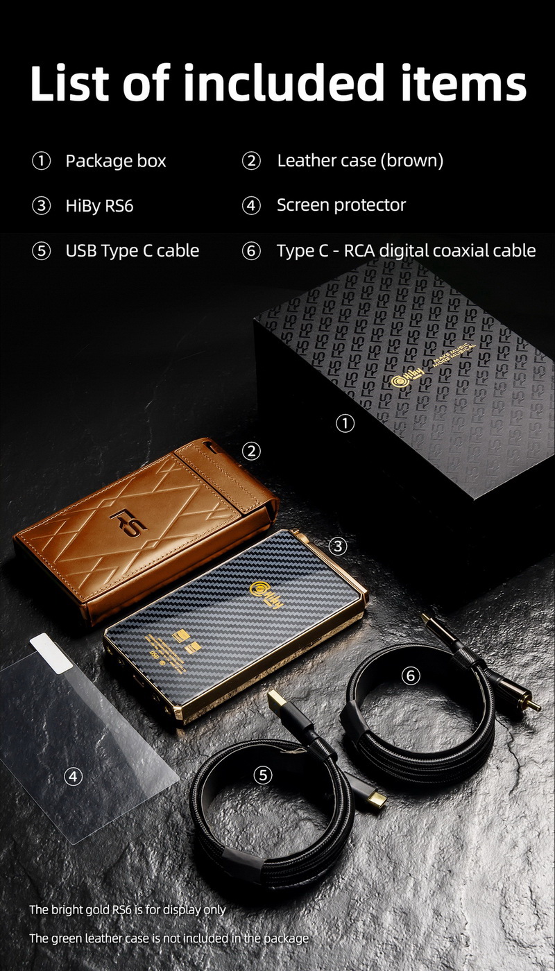 [PreOrder] ขาย Hiby RS6 DAP พกพา สถาปัตยกรรม Darwin ระดับเรือธง รองรับ MQA16x ประกันศูนย์ไทย