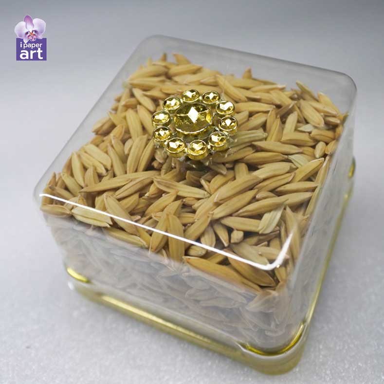 ธัญพืชมงคล - ข้าวอักษัต 9 สี | จัดหิ้ง บูชาเทพ งานแต่ง งานขึ้นบ้านใหม่ | บรรจุกล่อง 50 ml.