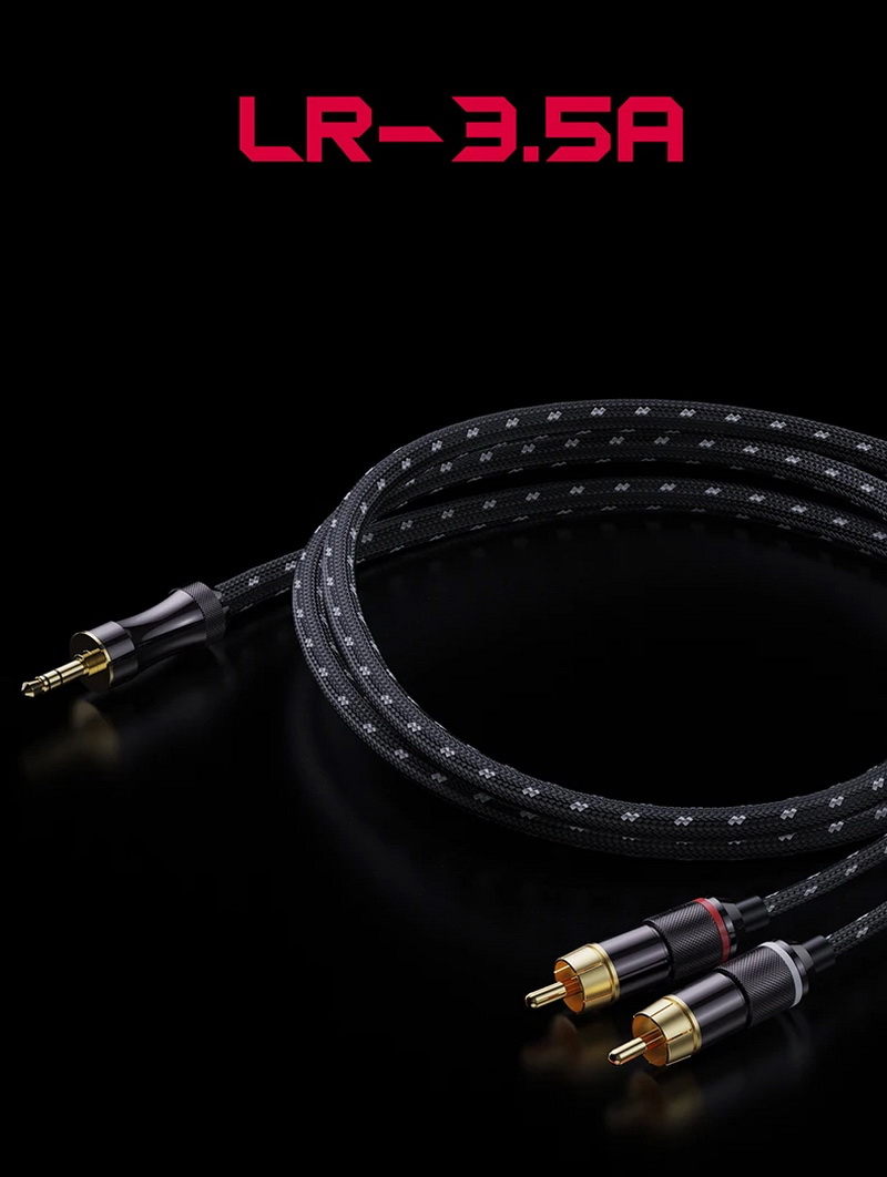 FiiO LR-3.5A สายสัญญาณเสียง 3.5 ออก Dual RCA สำหรับเครื่องเสียง