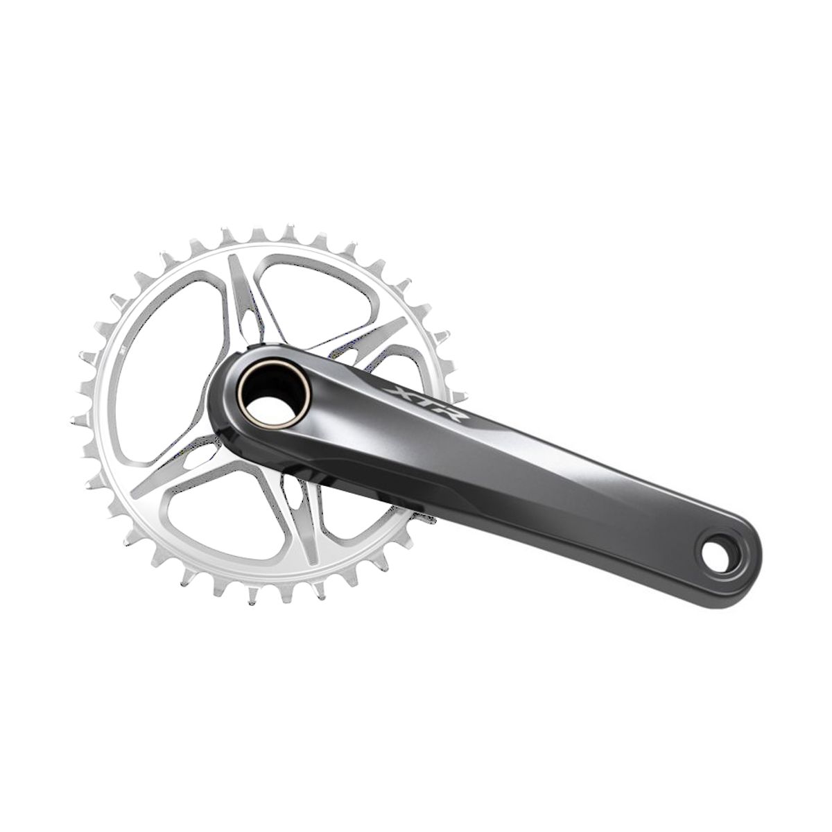 SHIMANO จาน XTR, FC-M9100-1 Crankset, ชั้นเดียว, 170MM,175MM, มีกล่อง, ไม่มีใบจาน