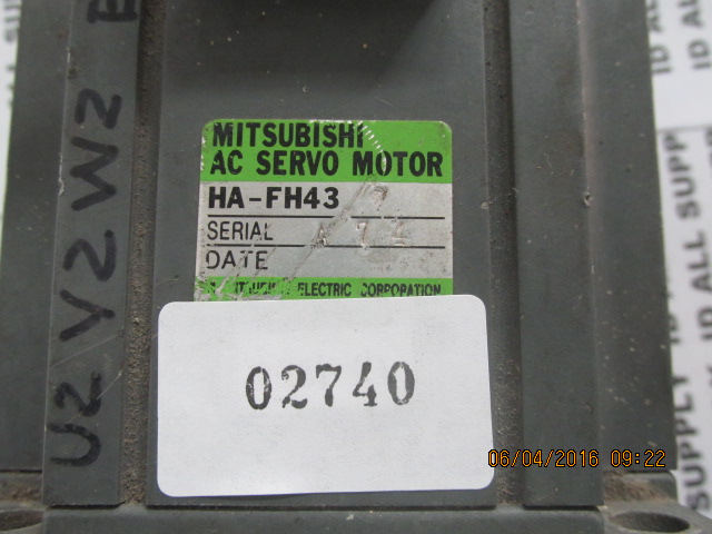 SERVO MOTOR “ MITSUBISHI ” รุ่น HA-FH43