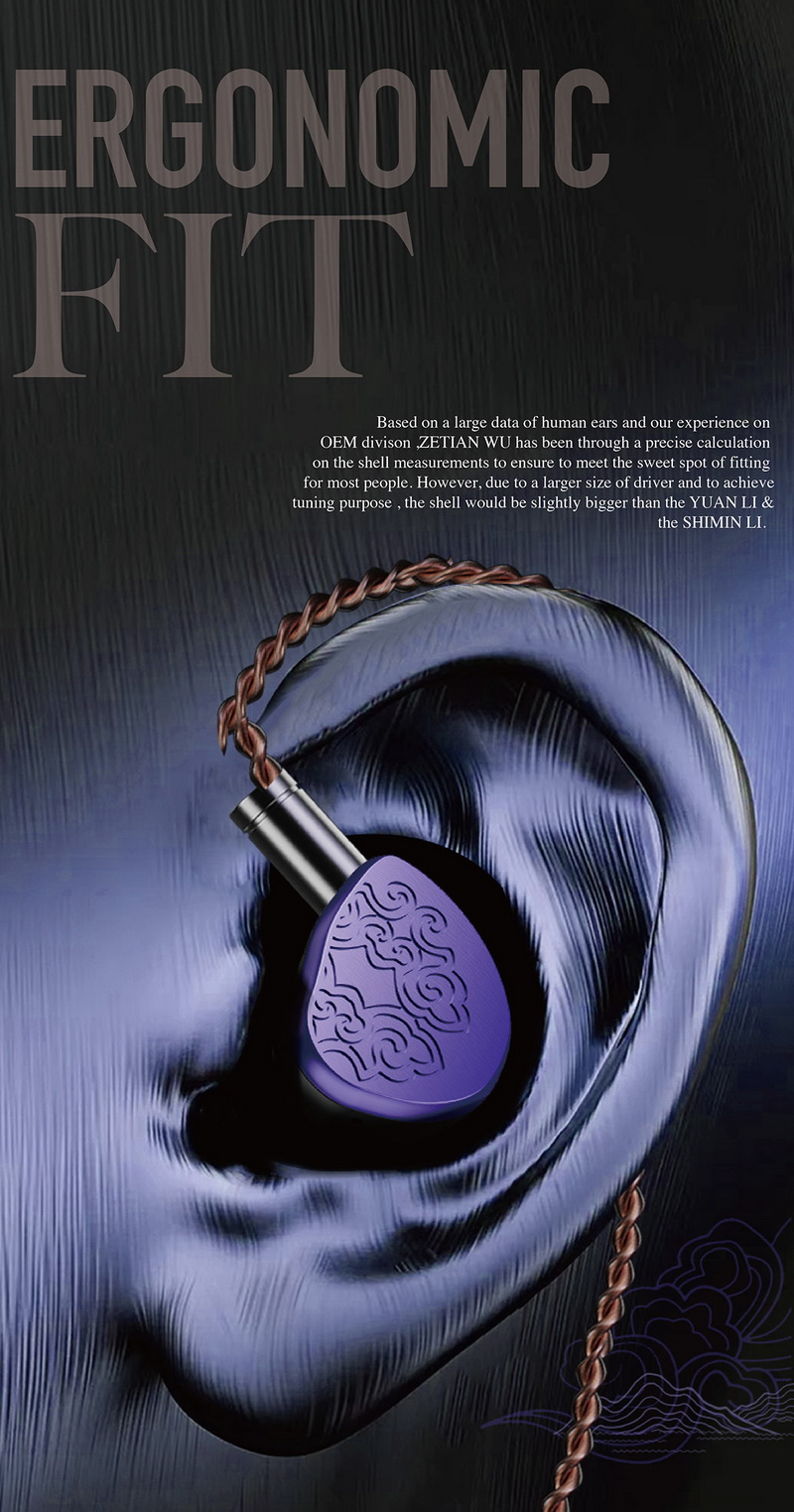 Tangzu ZeTian WU หูฟัง IEMs ไดรเวอร์ PLANAR 14.5 mm ประกันศูนย์ไทย