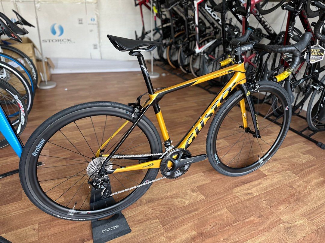 จักรยานเสือหมอบ GUSTO RANGER SPORT ริมเบรค เฟรมคาร์บอน เกียร์ชิมาโน่ 2*11 Speed SHIMANO 105