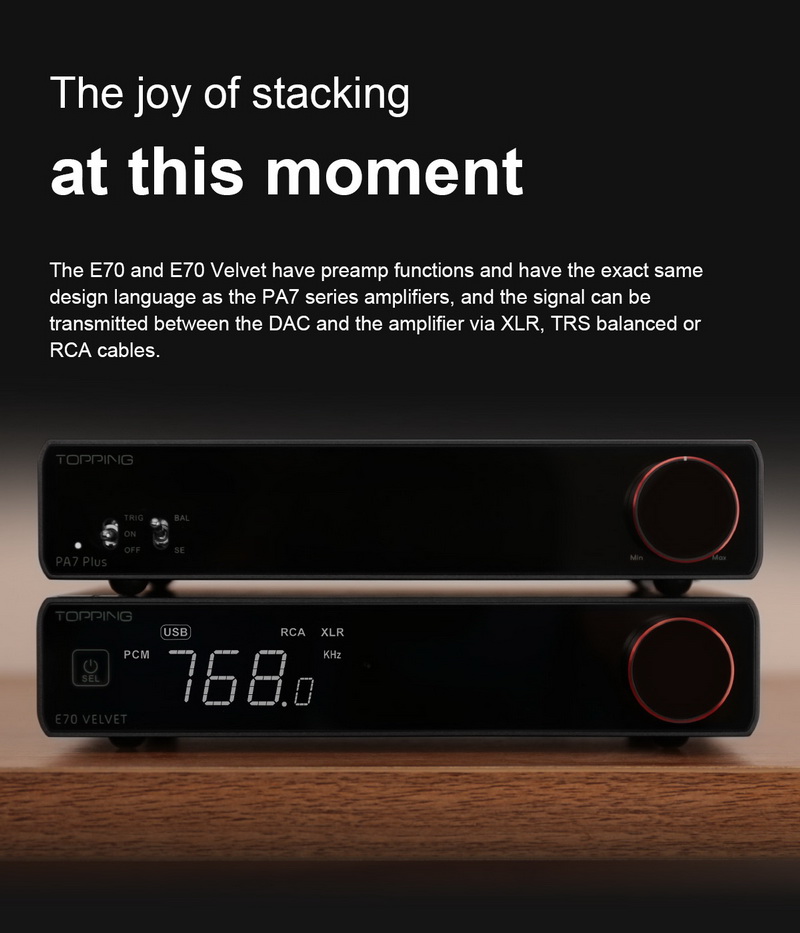 Topping PA7 Plus Power Amplifier ตั้งโต๊ะ Class D ประสิทธิภาพสูง ประกันศูนย์ไทย