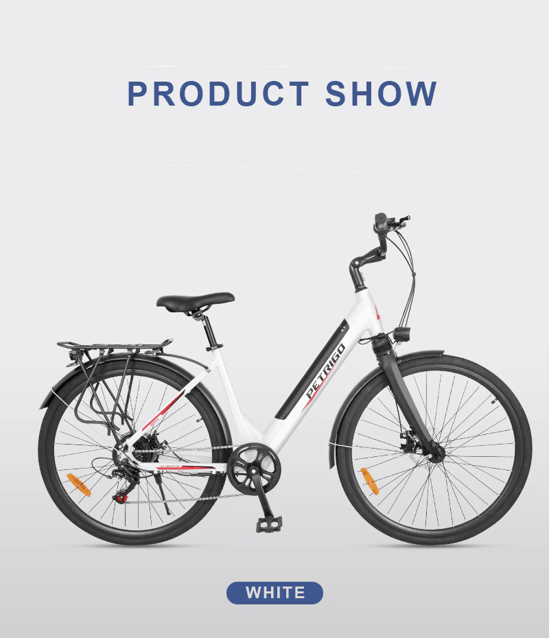 PRETIGO C2 700c Electric Bike Li-ion Powered Sports Bike Urban ebike Women's swan frame bicycle commuter travel electric bicycle