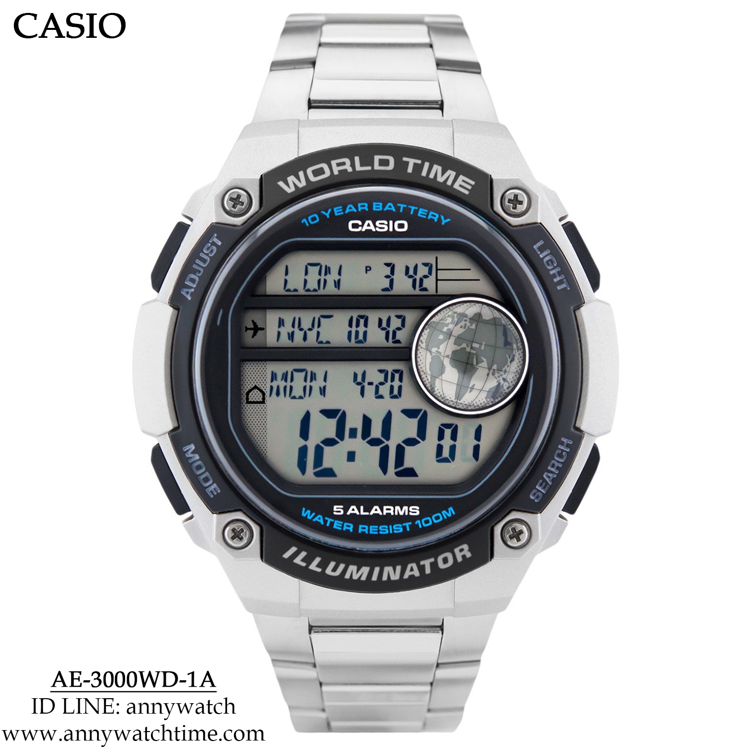 CASIO AE-3000WD-1A