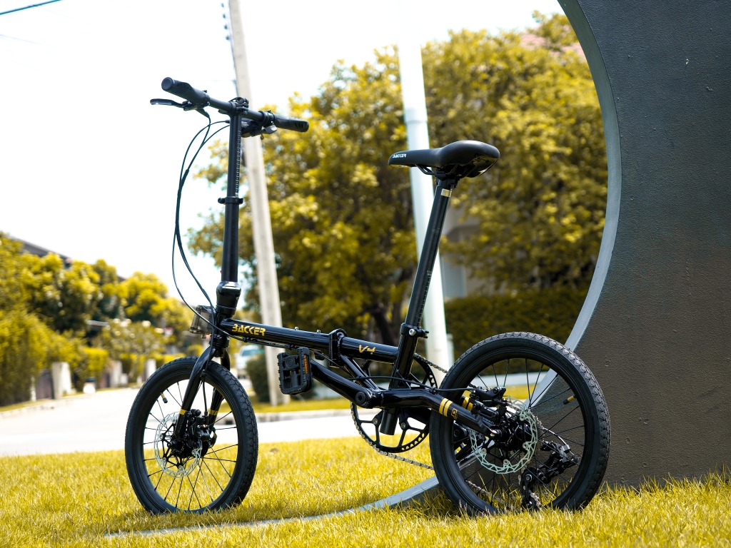 จักรยานพับ BACKER รุ่น V4 10 สปีด เฟรมโครโมลี่ ล้อ 16 นิ้ว (BACKER V4) 2021