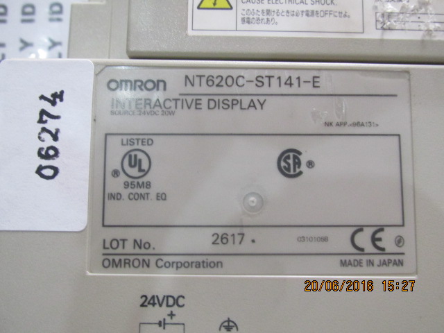 LCD TOUCH SCREEN “OMRON ” รุ่น NT620C-ST141-E