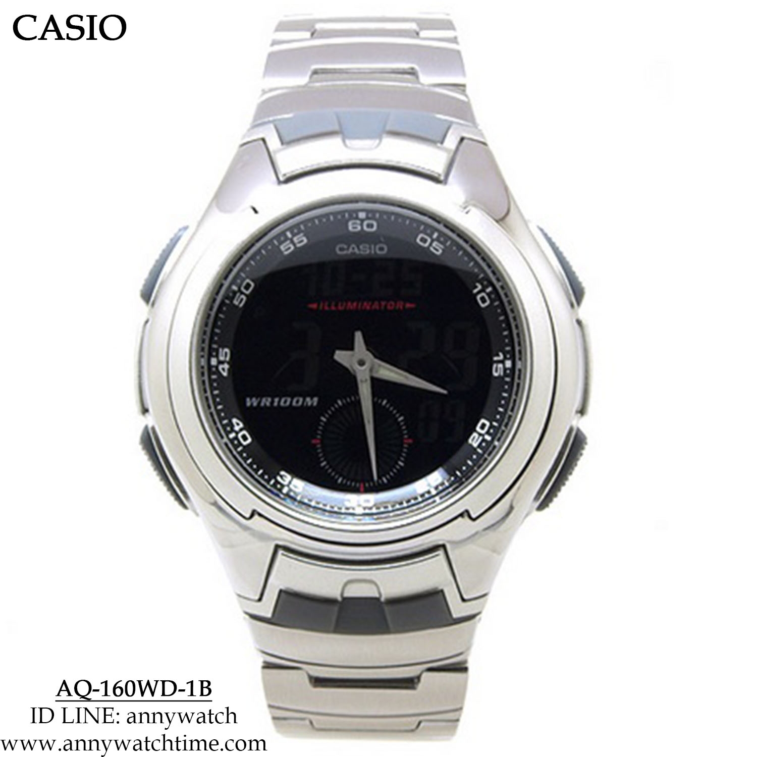 CASIO AQ-160WD-1B