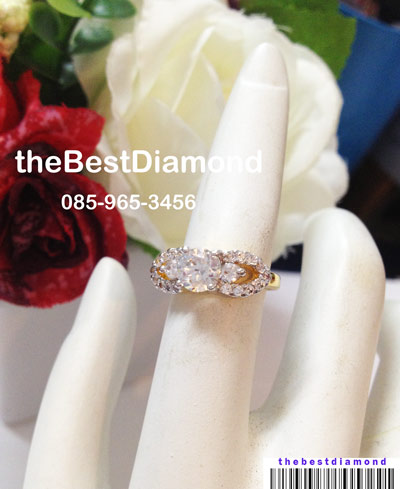 BR214+++แหวนสไตน์เพชรชู พร้อมบ่าข้าง สุดสวย งานเลิส ดูดี ไม่เวอร์มาก เพชรวิ๊งๆ เล่นไฟสุดๆๆๆ ใส่ติดนิ้ว หรือ ออกงานก็ดูดี