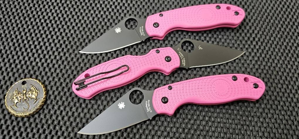Spyderco Para 3 Lightweight Compression Lock Pink FRN