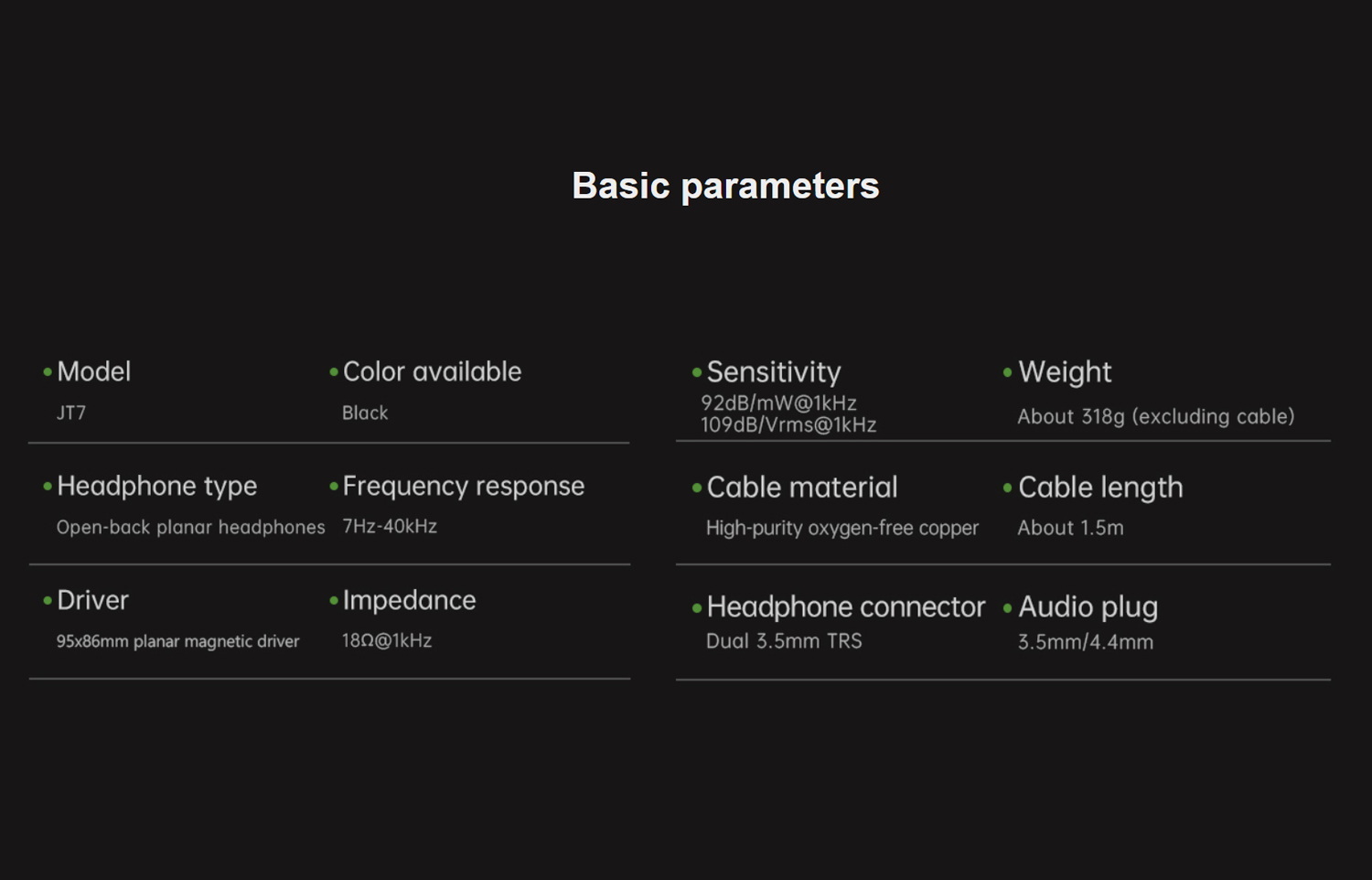 <PreOrder> FiiO JadeAudio JT7 หูฟัง Headphone ไดรเวอร์ Planar ดีไซน์เปิดหลัง รองรับ Hi-Res ประกันศูนย์ไทย