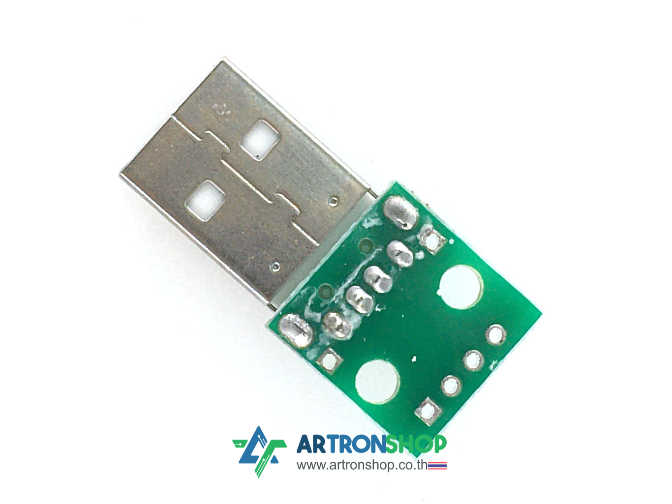 USB 2.0 Type-A Male Connector Adapter Breakout