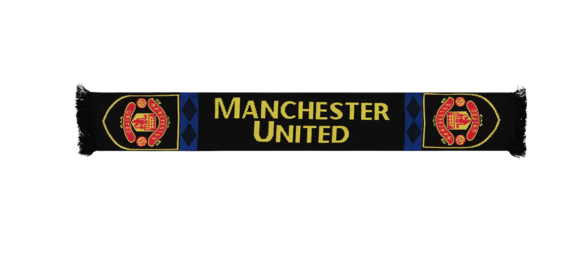 ผ้าพันคอแมนเชสเตอร์ ยูไนเต็ด Retro Scarf ลายย้อนยุคของแท้