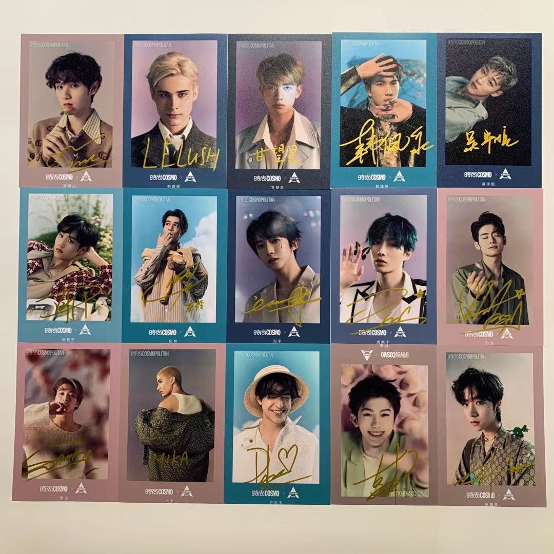 Photocard (6") พร้อมลายเซ็น INTO1 & CHUANG 2021