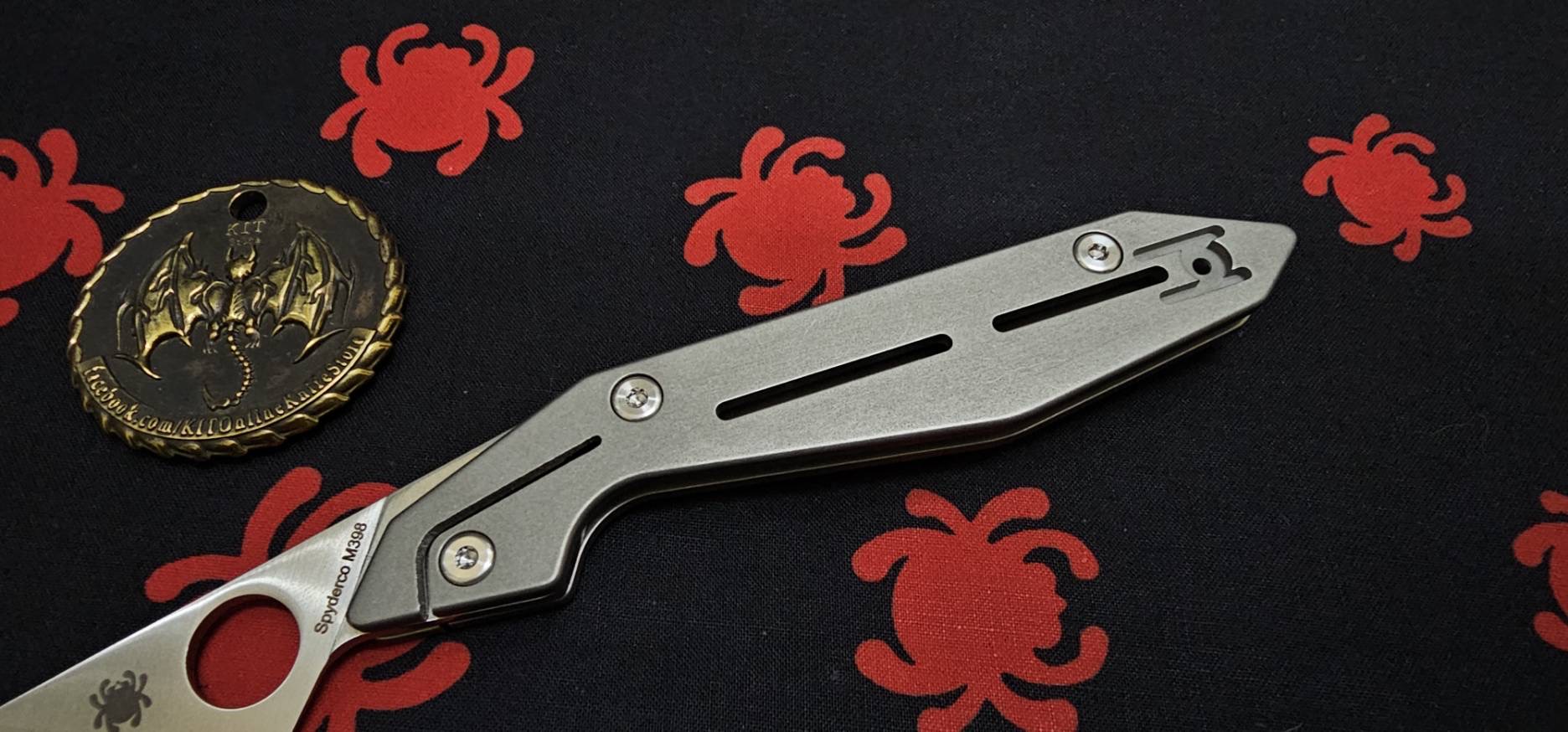 Spyderco NAND Slipit Knife Titanium (3.2" Satin M398)